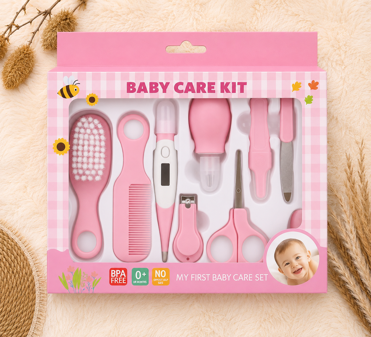 Kit de Cuidado y Aseo para Bebé 10 en 1