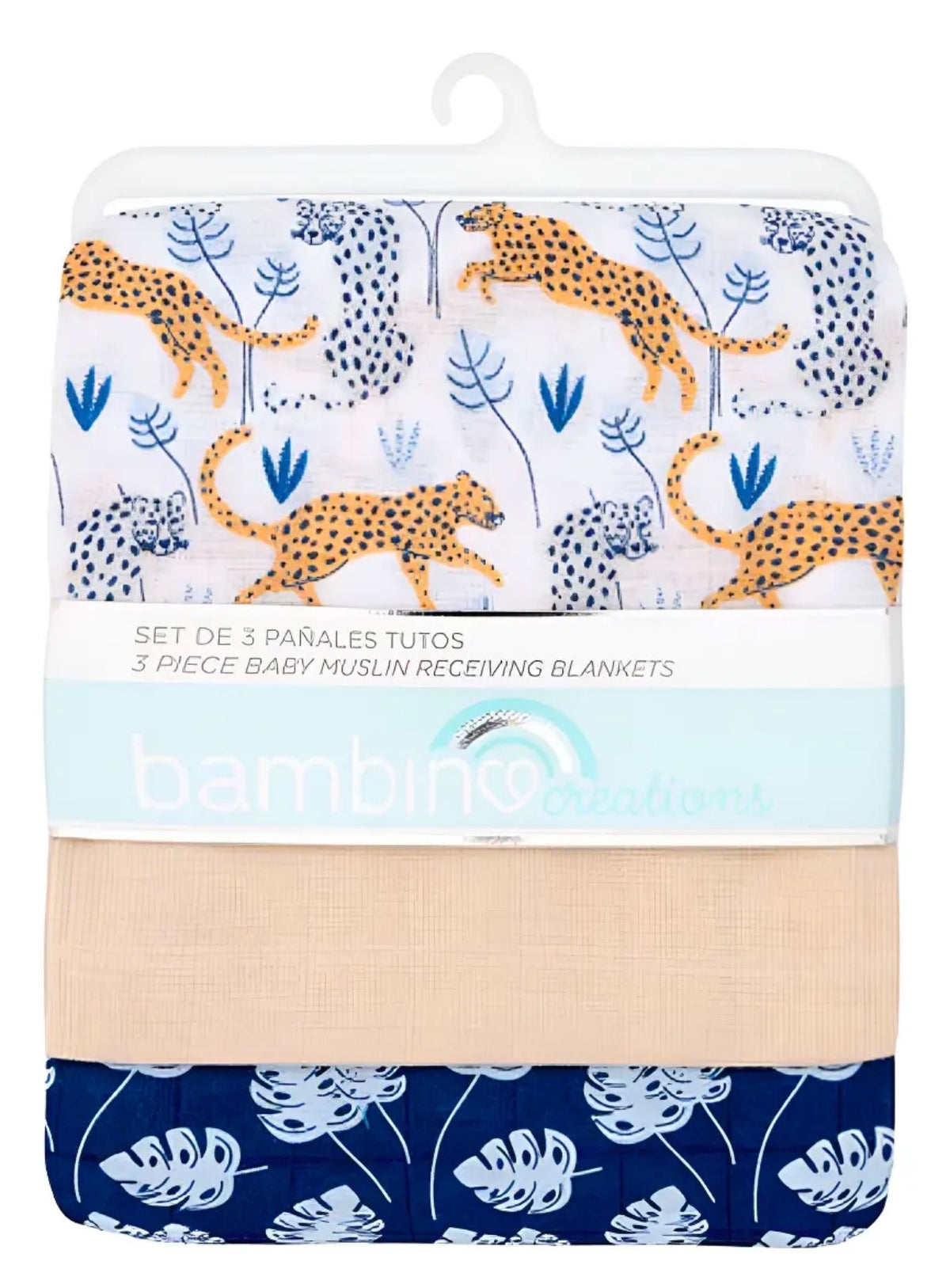 Set de 3 Pañales Tutos de Muselina Bambino - Niño