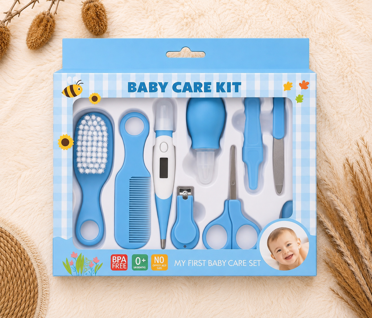 Kit de Cuidado y Aseo para Bebé 10 en 1
