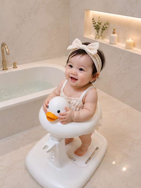 Asiento de Baño Ergonómico de Patito, con soporte