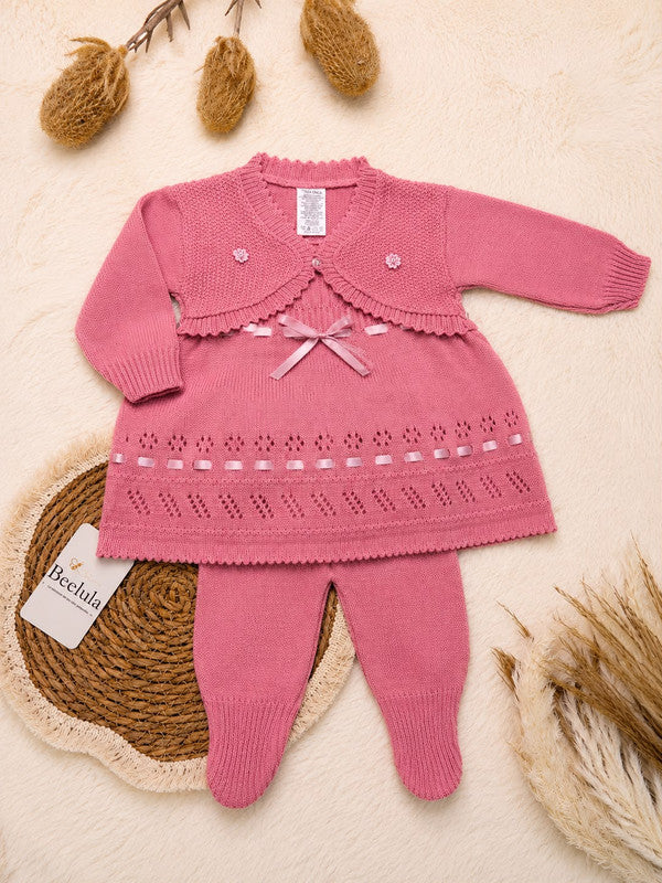 Vestido Tejido para Bebé Niña - Calidad Peruana