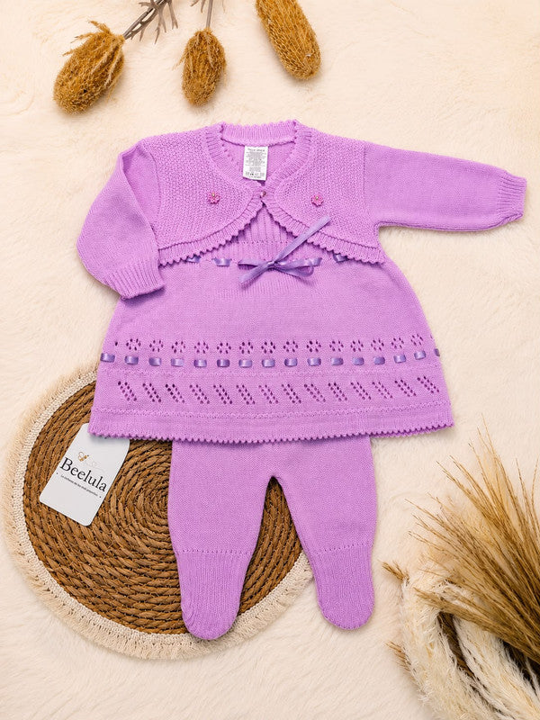 Vestido Tejido para Bebé Niña - Calidad Peruana