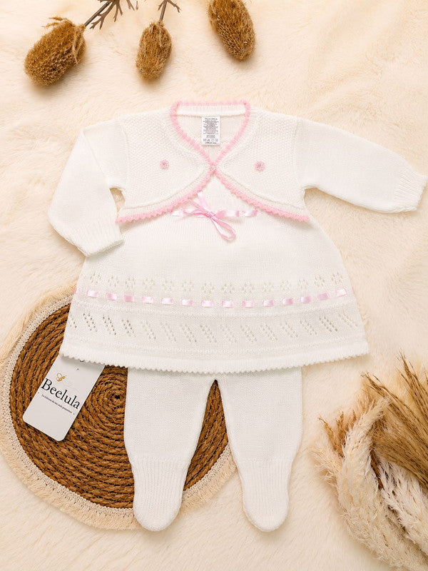 Vestido Tejido para Bebé Niña - Calidad Peruana