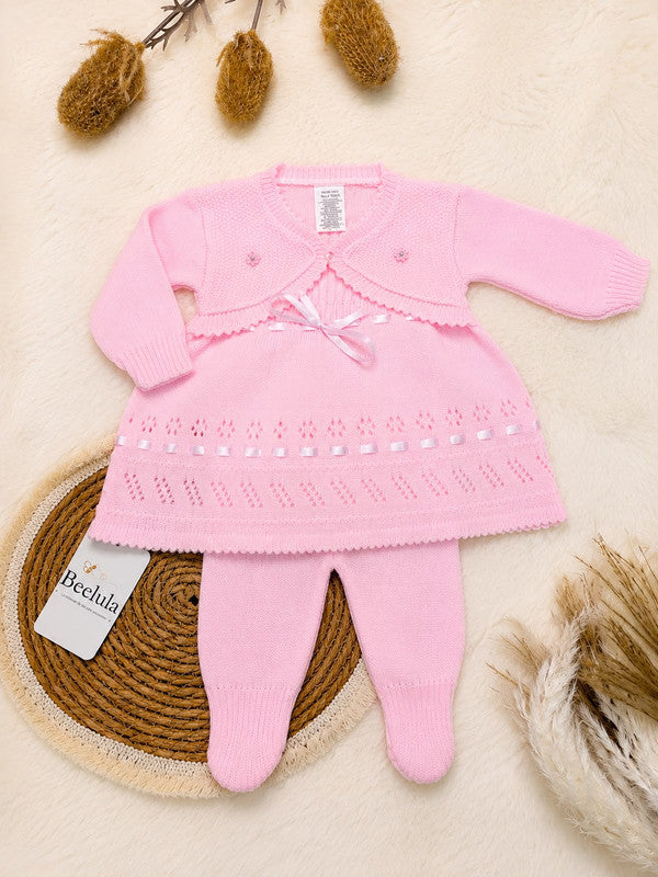 Vestido Tejido para Bebé Niña - Calidad Peruana