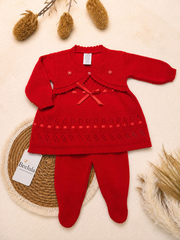 Vestido Tejido para Bebé Niña - Calidad Peruana